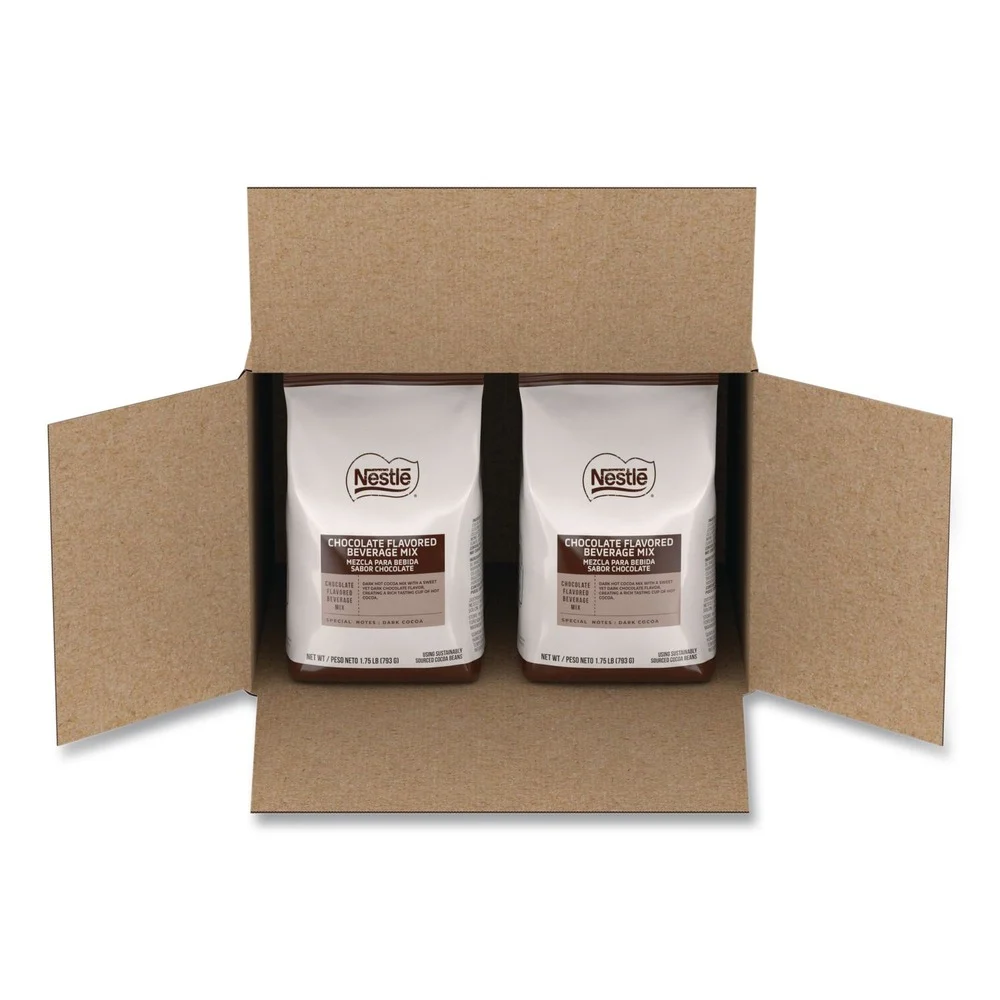 Nestle 1.75 lb. Premium Hot Chocolate Mix - Rich Chocolate (6/Carton)