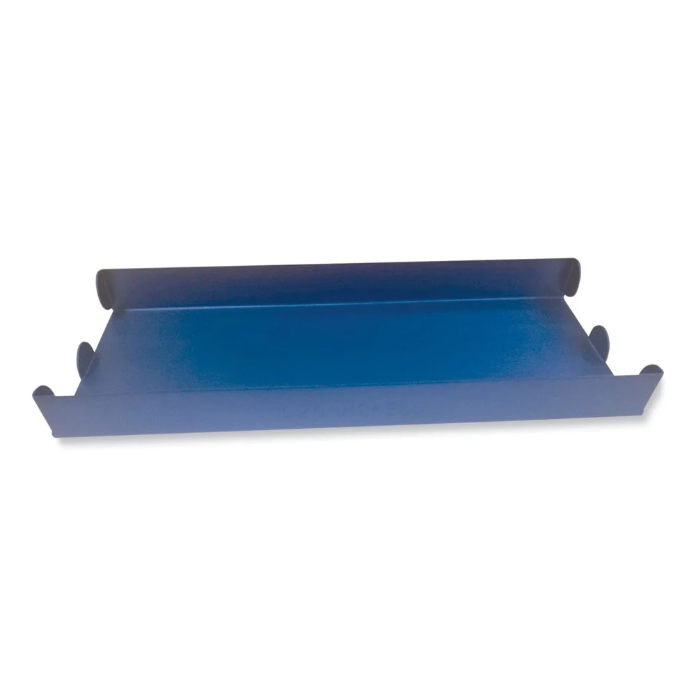 CONTROLTEK 3.5 in. x 10 in. x 1.75 in. Nickels Stackable Metal Coin Tray - Blue