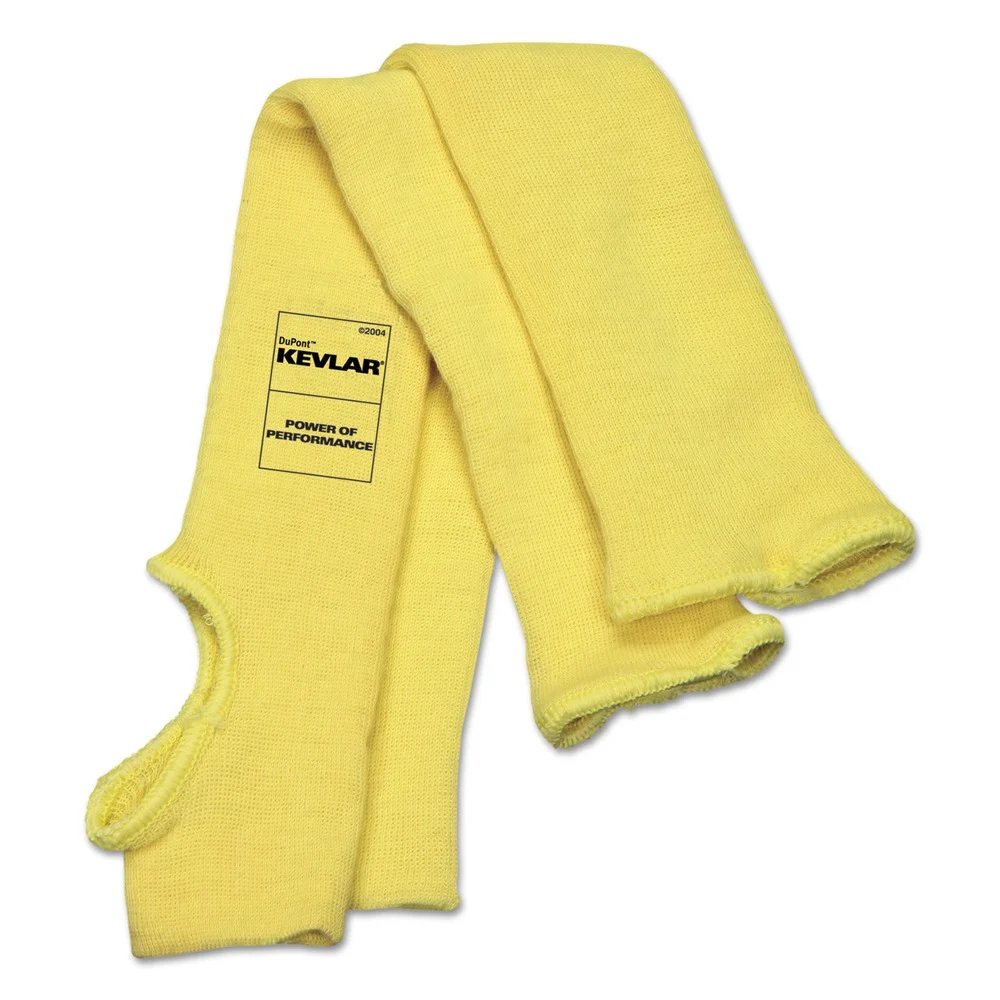 MCR Safety Economy Series DuPont Kevlar Fiber Sleeve - One Size Fits Most/Yellow