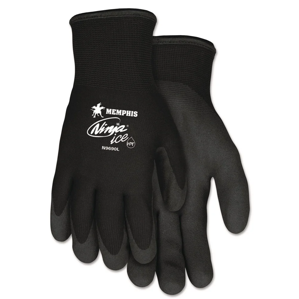 MCR Safety Ninja Ice Gloves - Black X-Large (1-Pair)