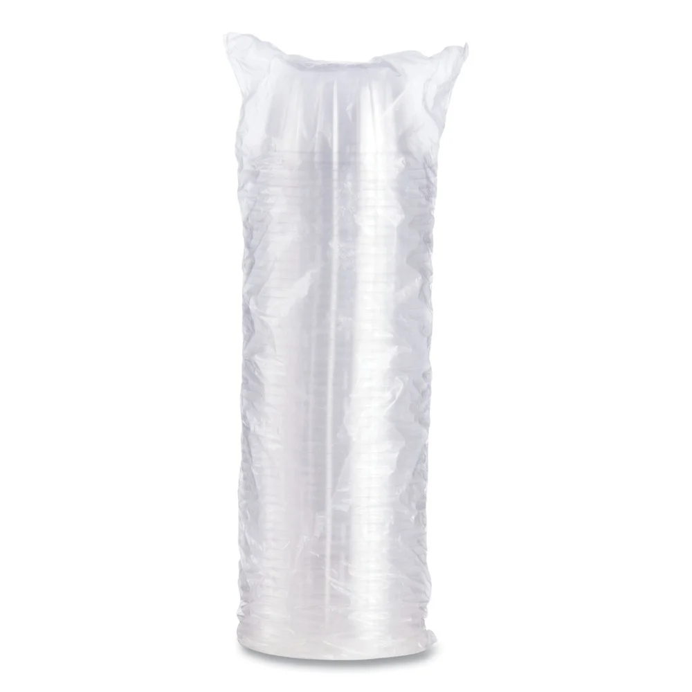 Dart 12HDLC D-T Sundae/Cold Cup Lids fits Foam Cups - Clear (1000/Carton)