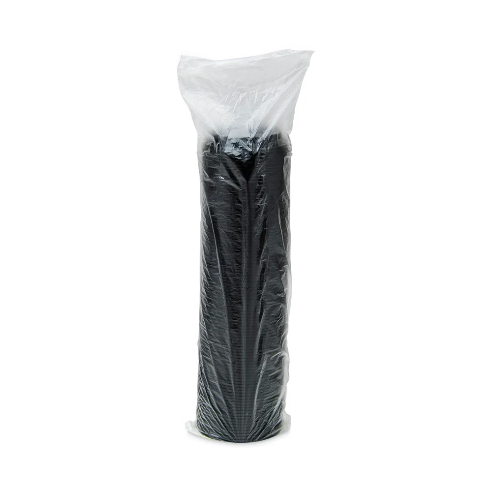 Dart Cappuccino Dome Sipper Lids Fits 12 oz. to 24 oz. Hot Cups - Black (1000/Carton)
