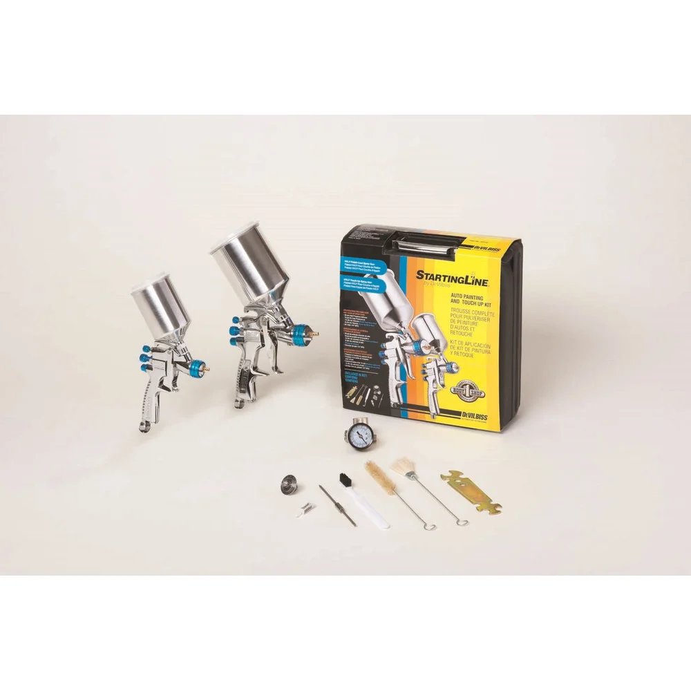 DeVilbiss StartingLine HVLP Gravity Spray Gun Kit