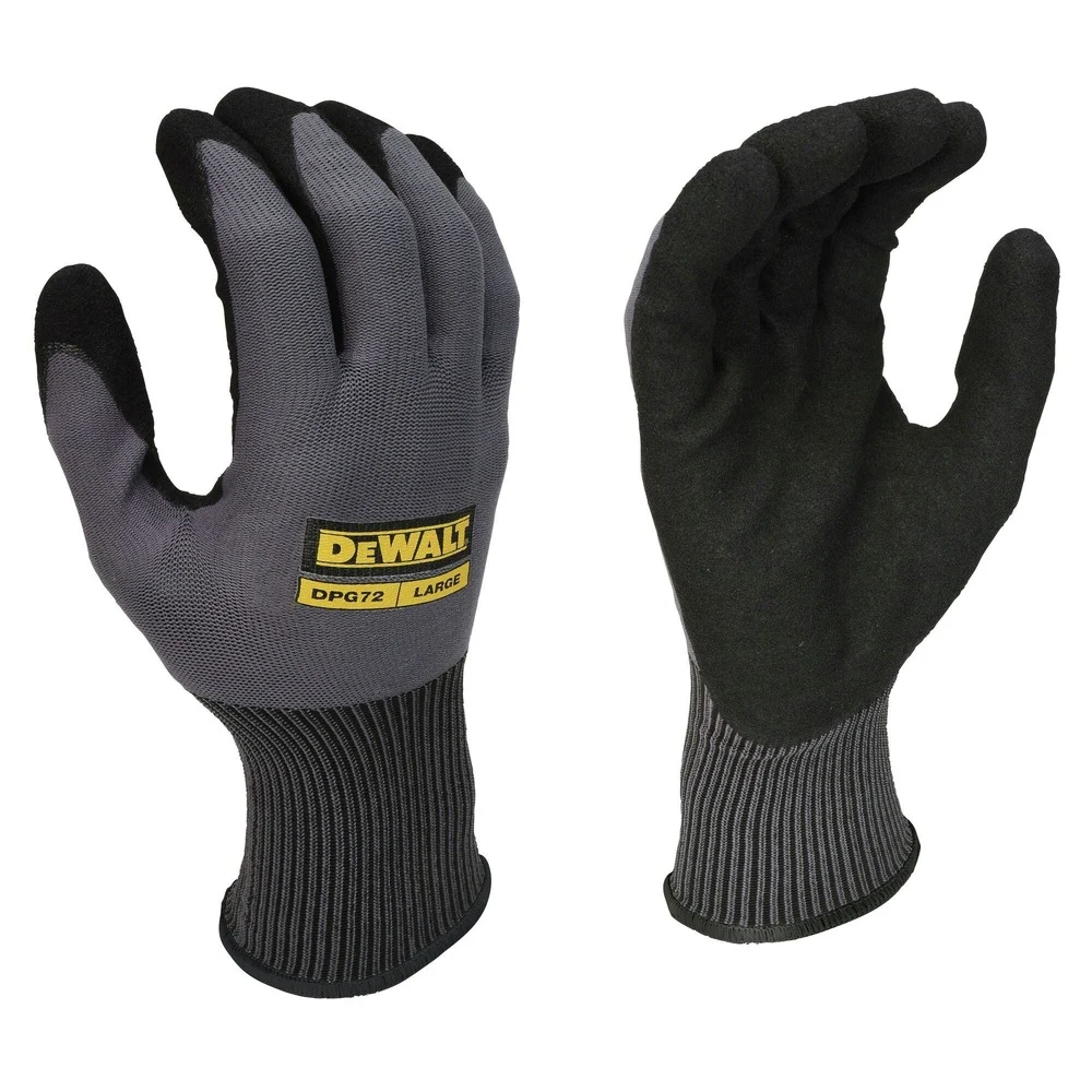 Dewalt (12/Box) Tagged Flexible Durable Grip Work Gloves - Medium
