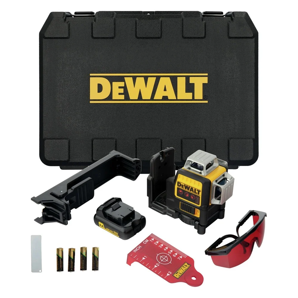 Dewalt DW089LR 12V MAX 3 x 360 Degrees Red Line Laser
