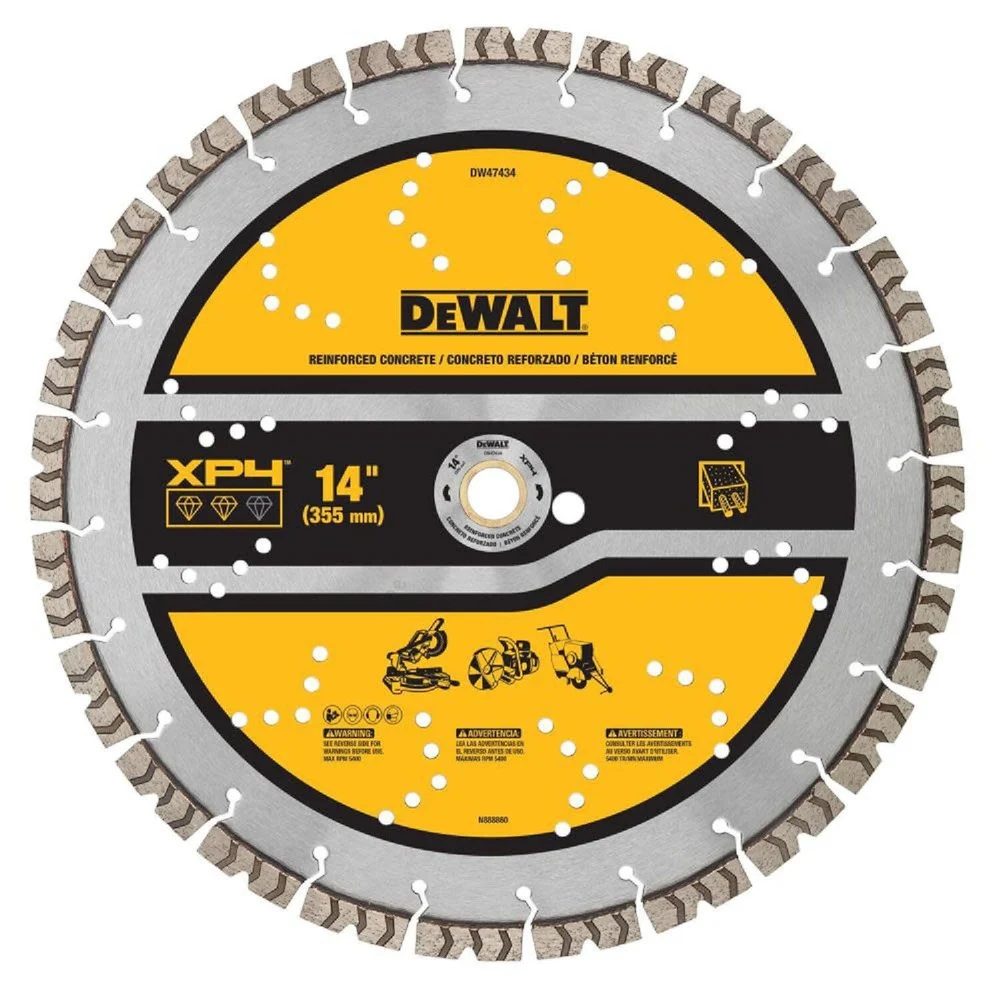 Dewalt 14 in. XP4 Reinforced Concrete Segmented Diamond Blade