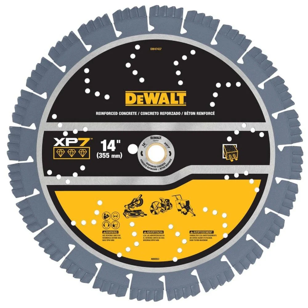 Dewalt 14 in. XP7 Reinforced Concrete Segmented Diamond Blade