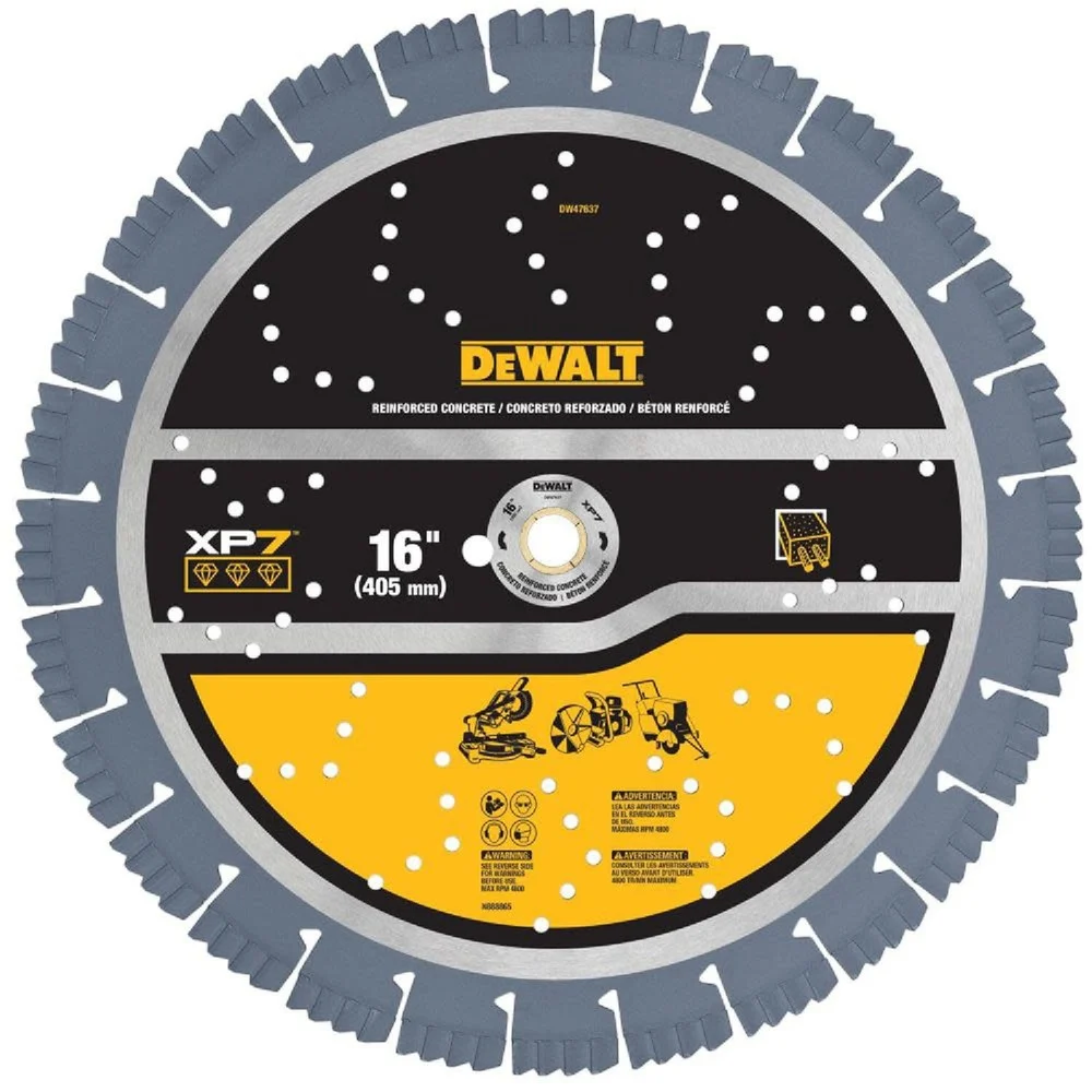 Dewalt 16 in. XP7 Reinforced Concrete Segmented Diamond Blade
