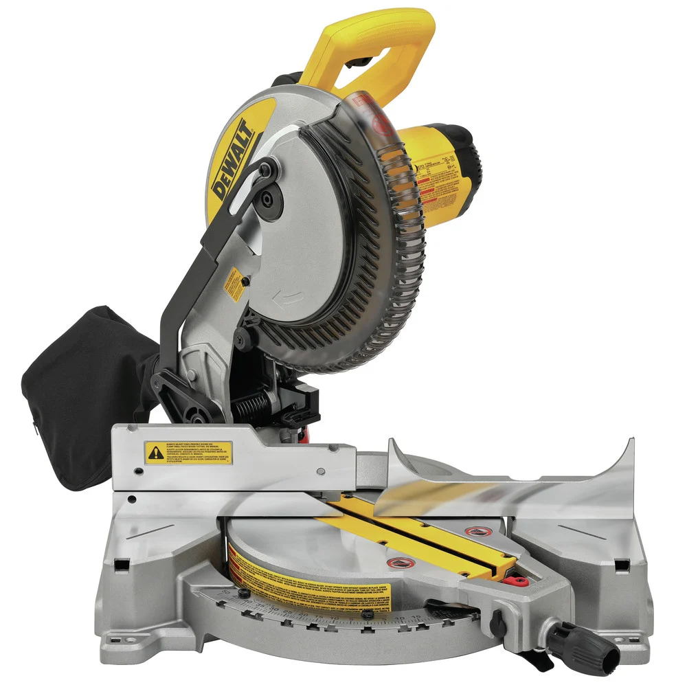 Dewalt 120V 15 Amp 10 in. Corded Brushed Single Bevel Compound Miter Saw