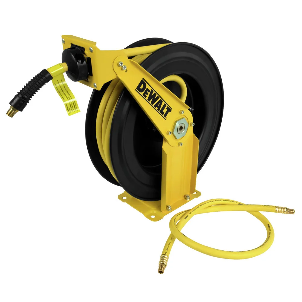 Dewalt DXCM024-0343 3/8 in. x 50 ft. Double Arm Auto Retracting Air Hose Reel