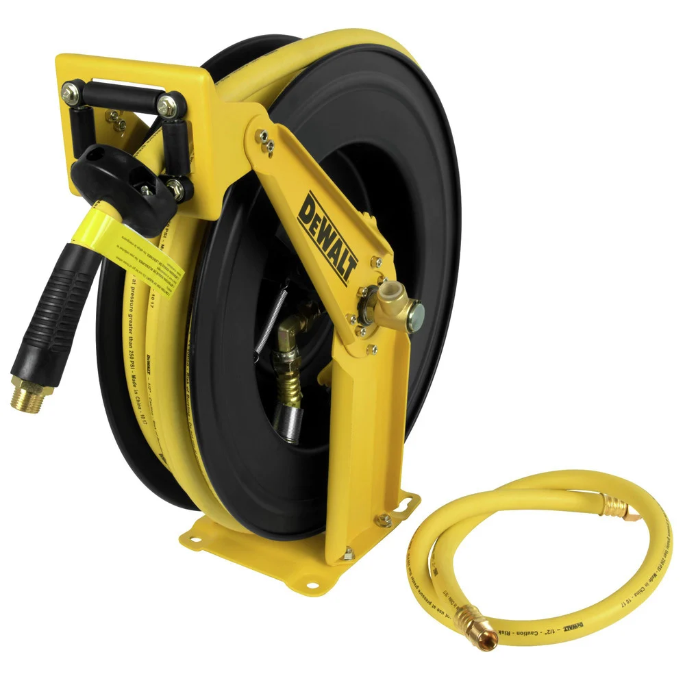 Dewalt DXCM024-0344 1/2 in. x 50 ft. Double Arm Auto Retracting Air Hose Reel