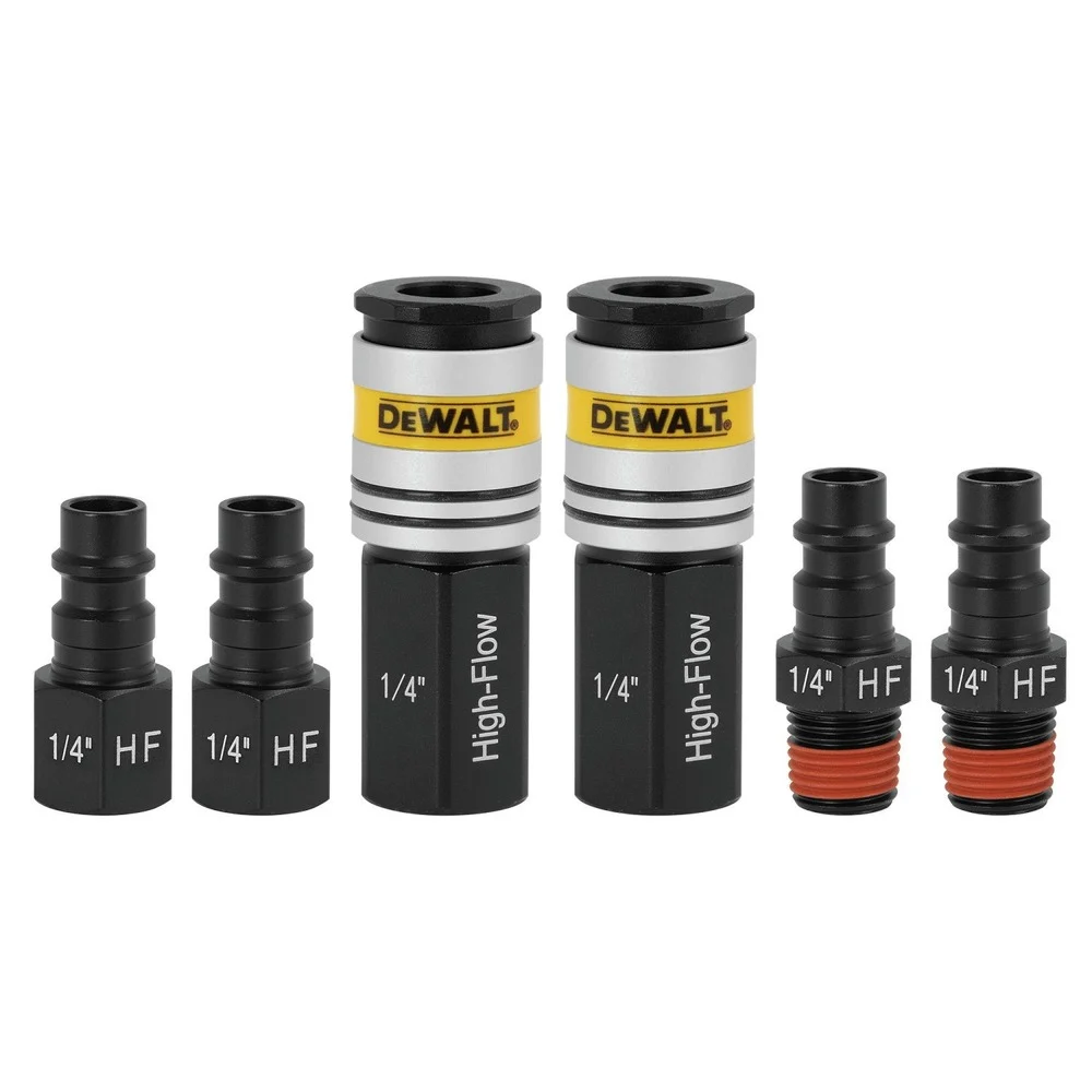 Dewalt (6-Piece) High Flow Couplers and Plugs - DXCM036-0231