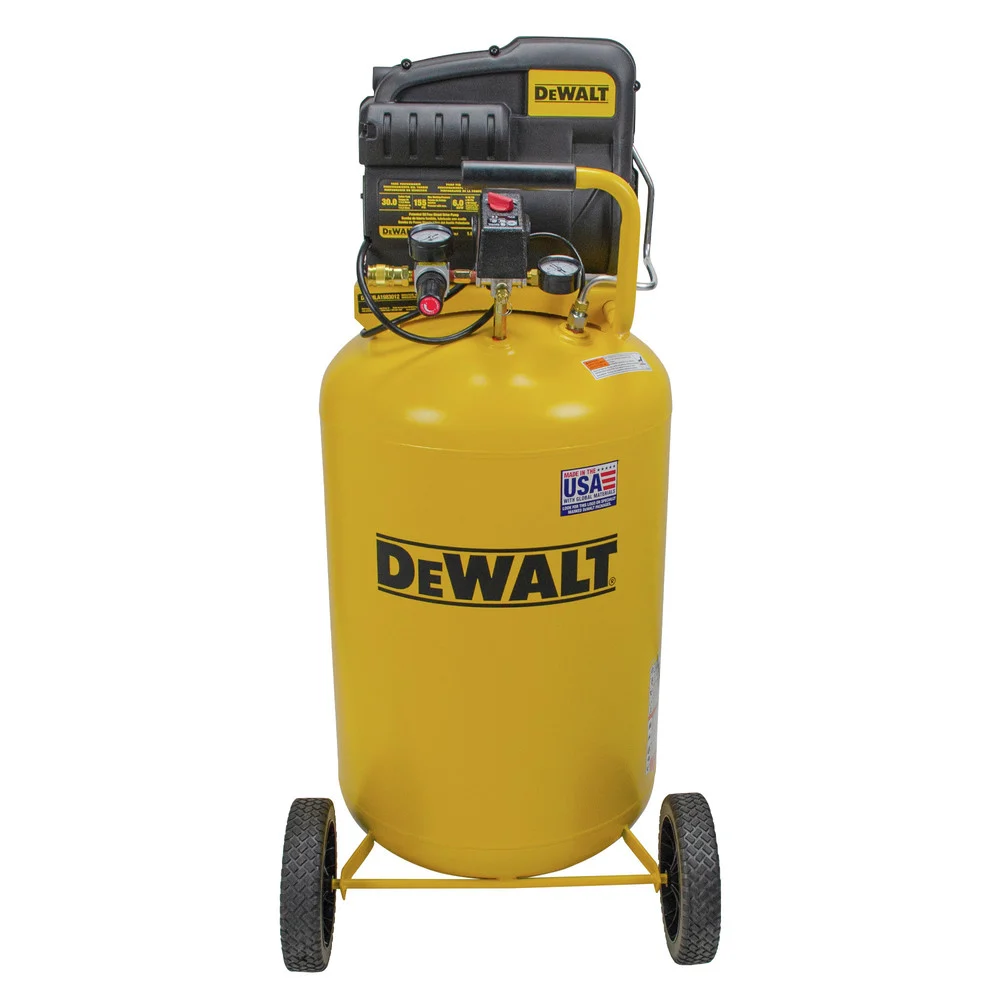 Dewalt DXCMLA1983012 1.9 HP 30 Gallon Oil-Free Vertical Portable Corded Air Compressor