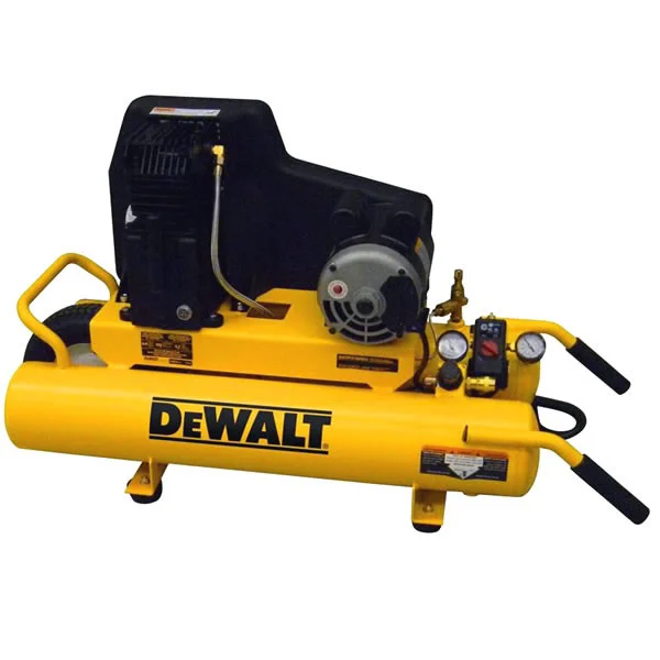 Dewalt 1.9 HP 8 Gallon Oil-Lube Twin Tank Wheelbarrow Air Compressor - DXCMTA1980854