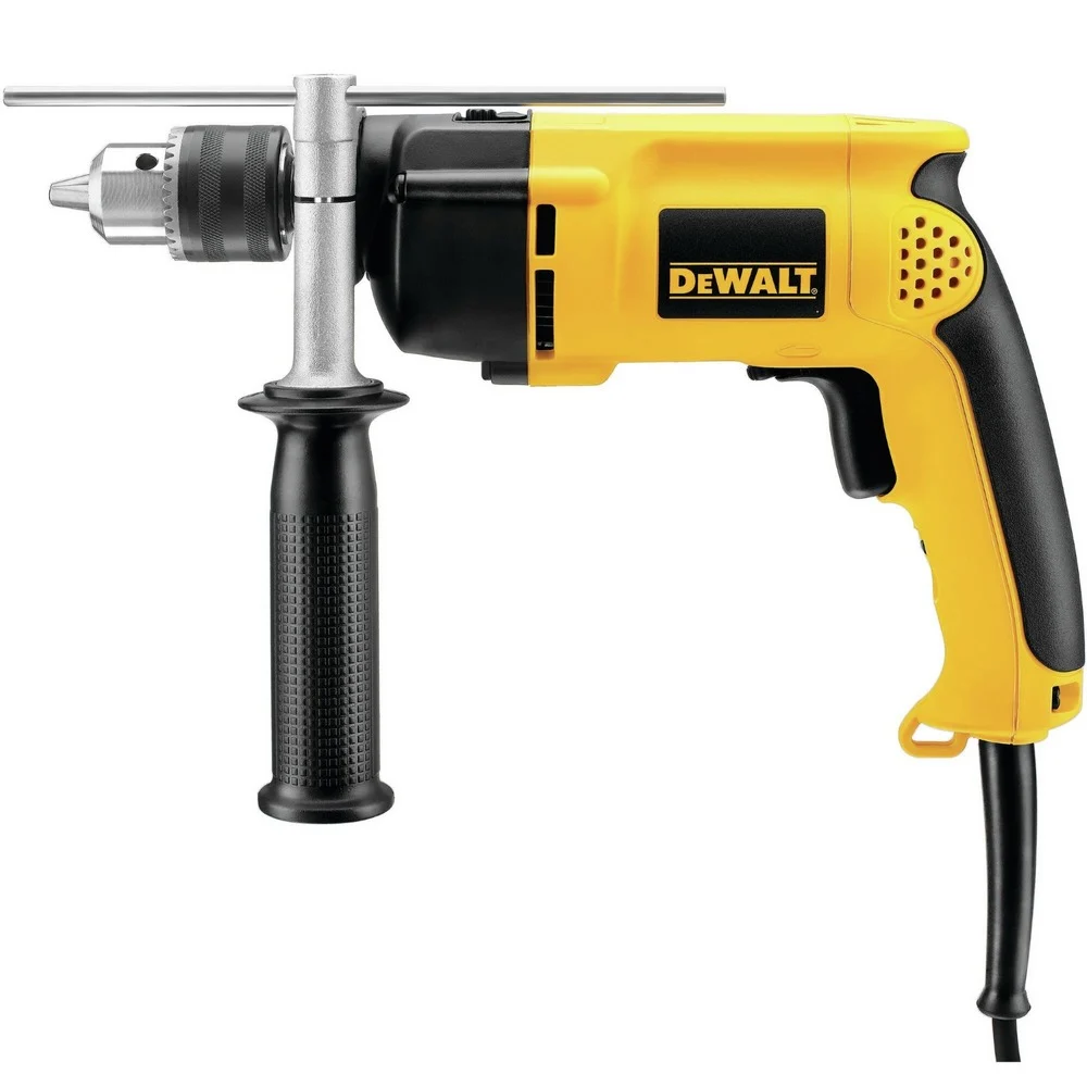 Factory Reconditioned Dewalt 7.8 Amp 0 - 2700 RPM Variable Speed Single Speed 1/2 in. Corded Hammer Drill