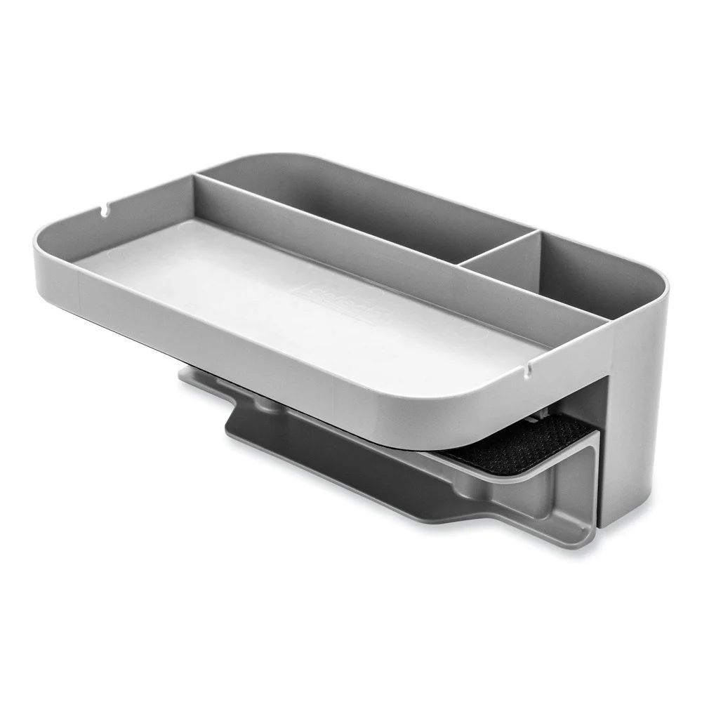 Deflecto 9 x 6.17 x 3.5 Standing Desk Organizer - Large/Gray