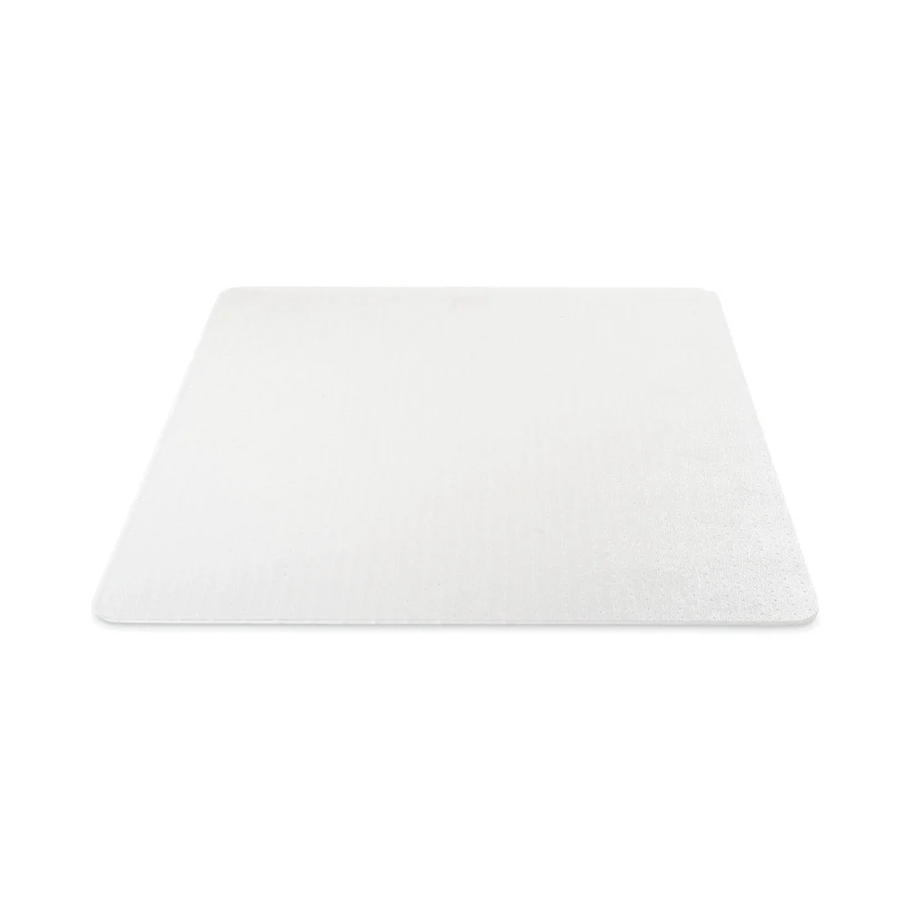 Deflecto DuraMat 45 in. x 53 in. Moderate Use Rectangle Flat Chair Mat For Low Pile Carpet - Clear