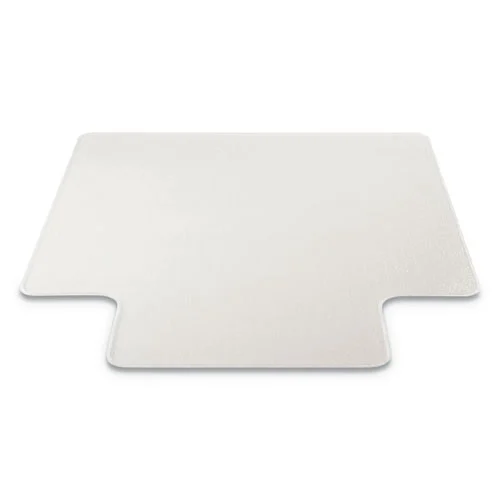 Deflecto CM15113 RollaMat 36 in. x 48 in. Flat Lipped Medium Pile Carpet Frequent Use Chair Mat - Clear