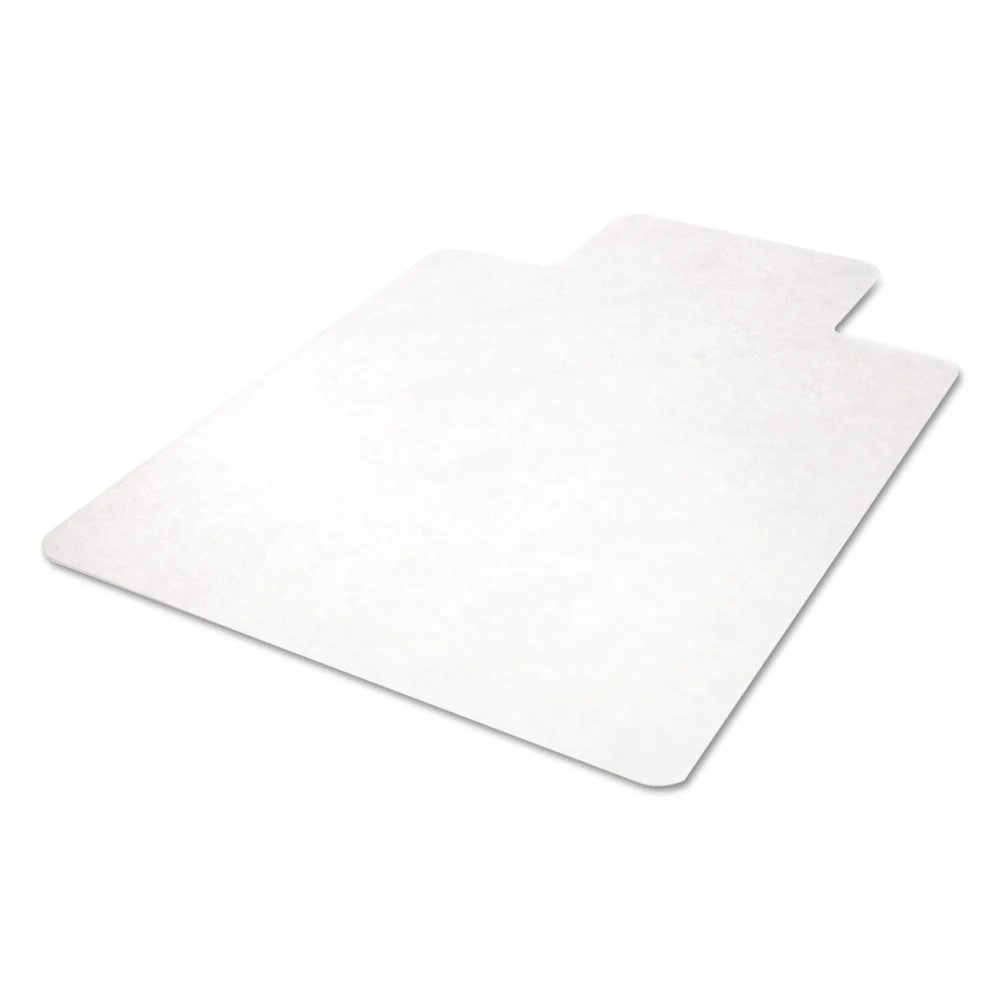 Deflecto CM21112 EconoMat 36 in. x 48 in. Lipped Flat Packed All Day Use Chair Mat for Hard Floors - Clear