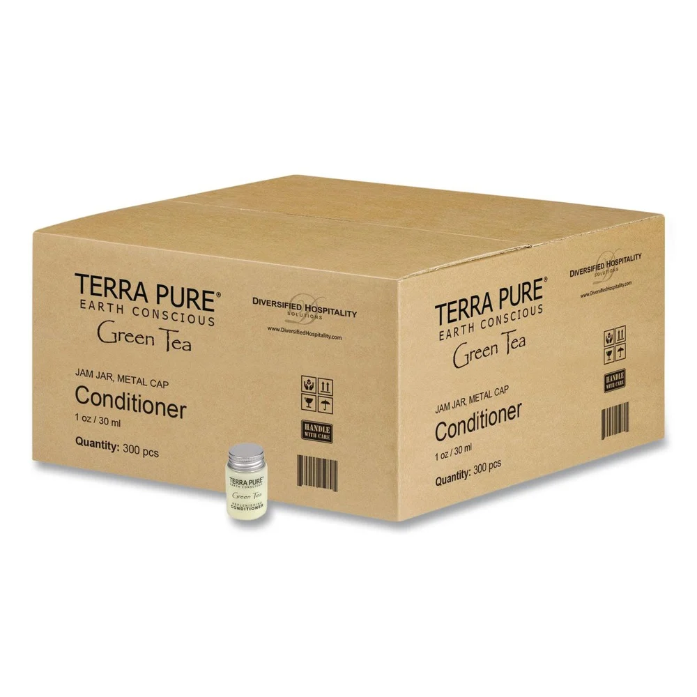 Diversified Hospitality Solutions Terra Pure 1 oz Conditioner - Green Tea Lemongrass (300/Carton)