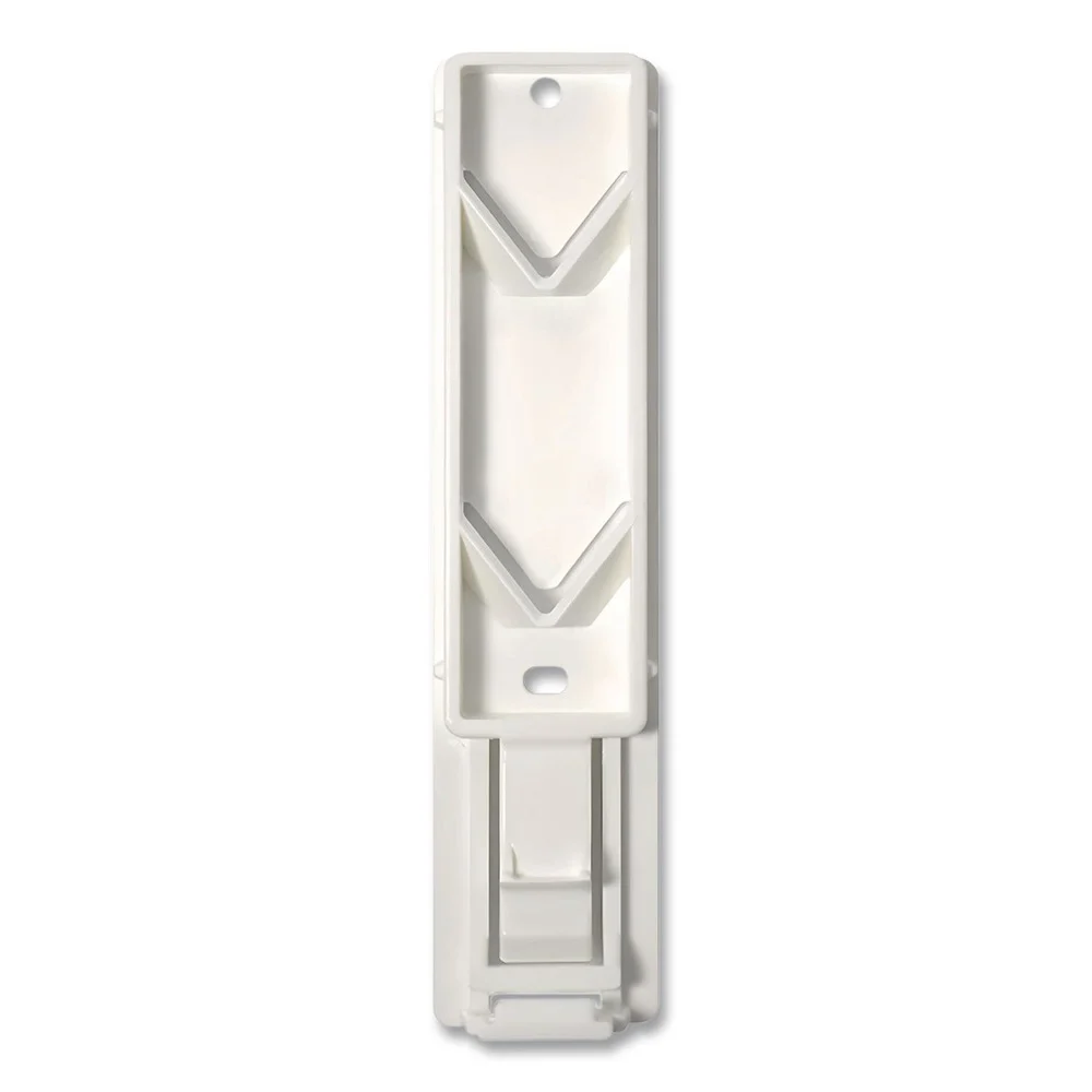 Diversified Hospitality Solutions EcoLux 1.19 in. x 0.44 in. x 5.69 in. Single Air Dispenser Bracket - White (24/Carton)