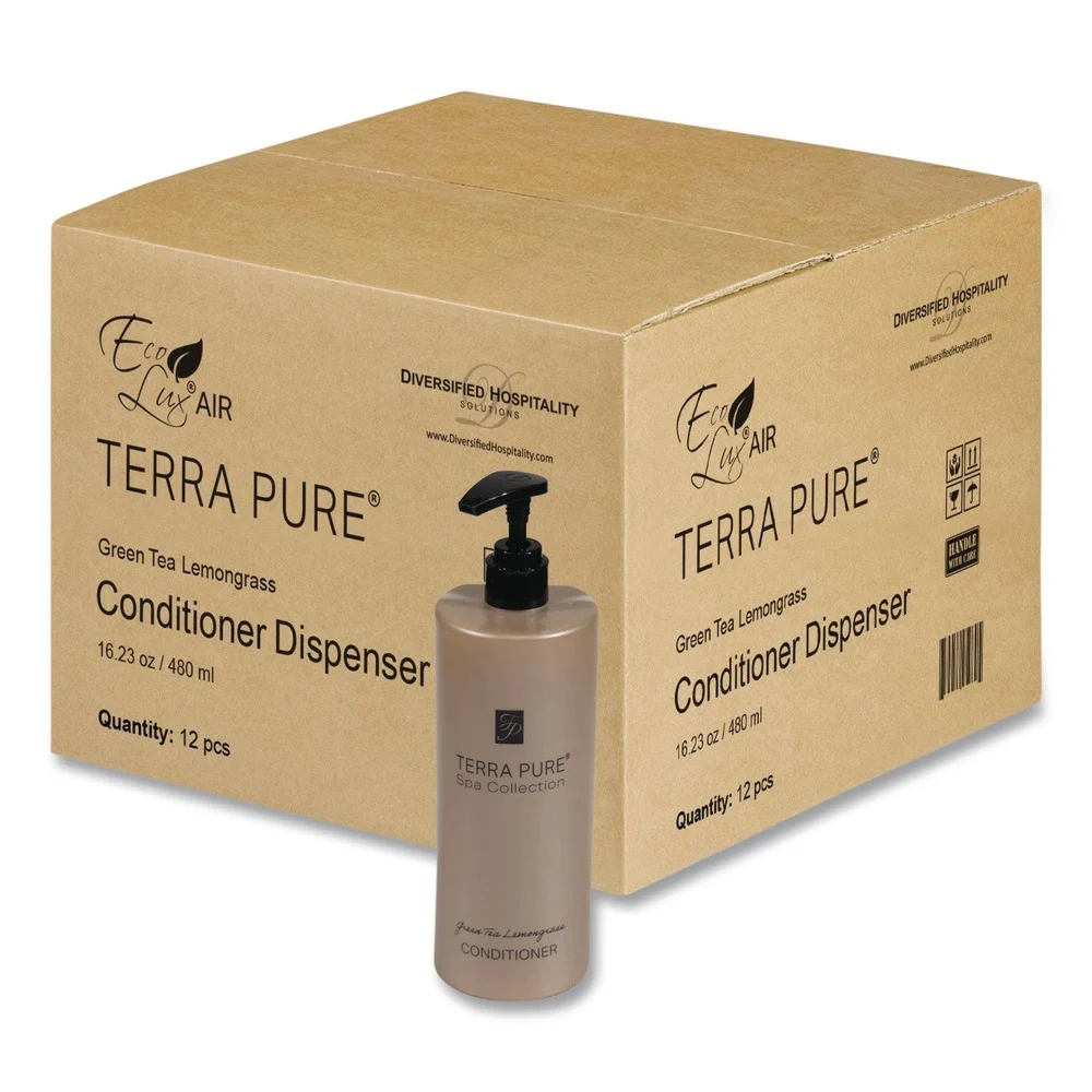 Diversified Hospitality Solutions Terra Pure 16.23 oz Conditioner - Green Tea Lemongrass (12/Carton)