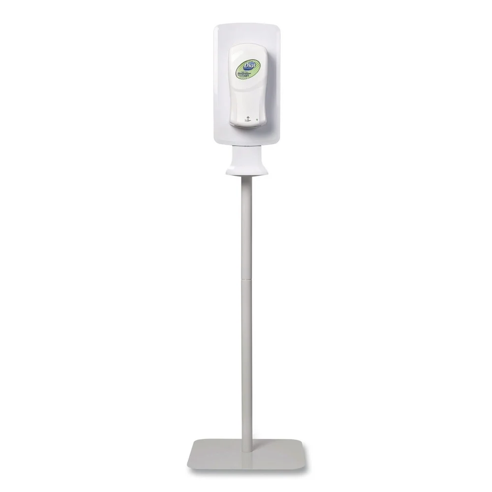 Dial Professional FIT 15.7 in. x 15.7 in. x 58.3 in. Touch Free Dispenser Floor Stand - White