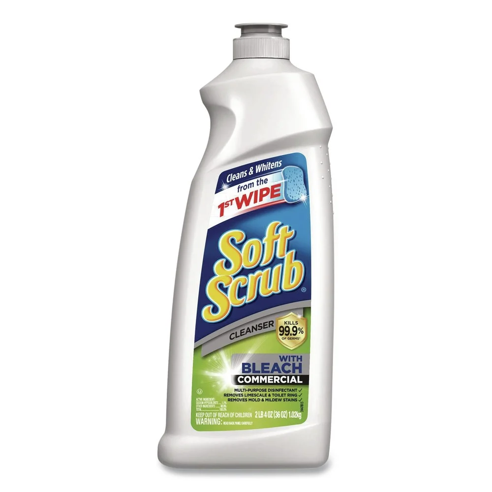 Soft Scrub 23400 15519 36 oz. Bottle Commercial Cleanser with Bleach
