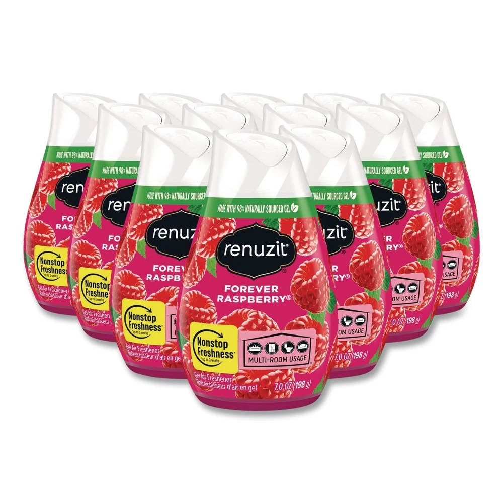 Renuzit 7 oz Solid Adjustables Air Freshener - Forever Raspberry (12/Carton)