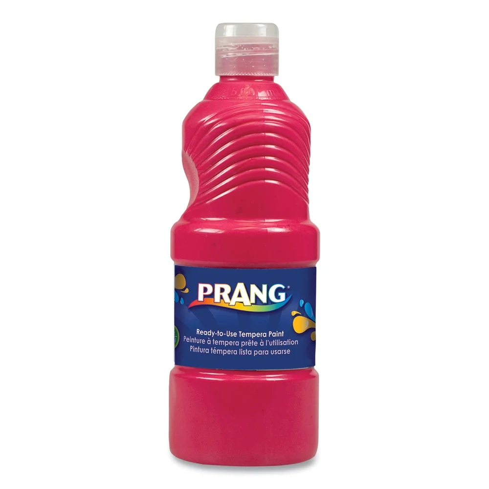 Prang X21618 16 oz. Dispenser-Cap Bottle Ready-to-Use Tempera Paint - Magenta