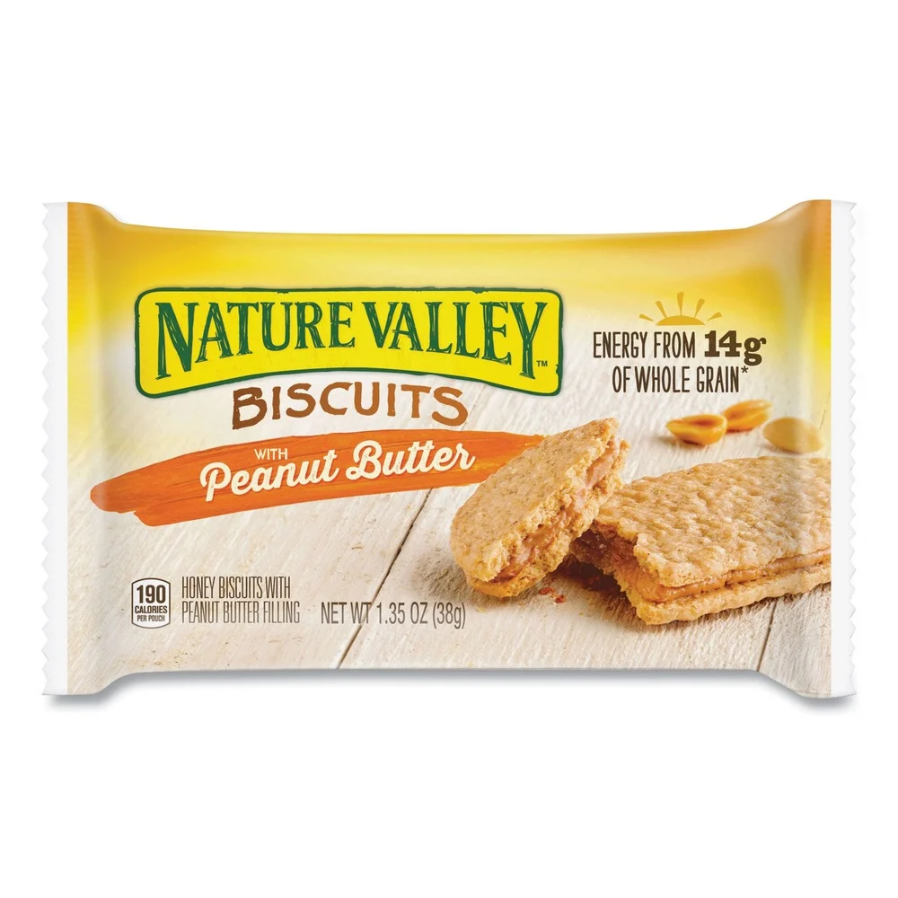 Dolcetto OFXSN47878 1.35 oz Biscuits Packet - Peanut Butter (16/Box)