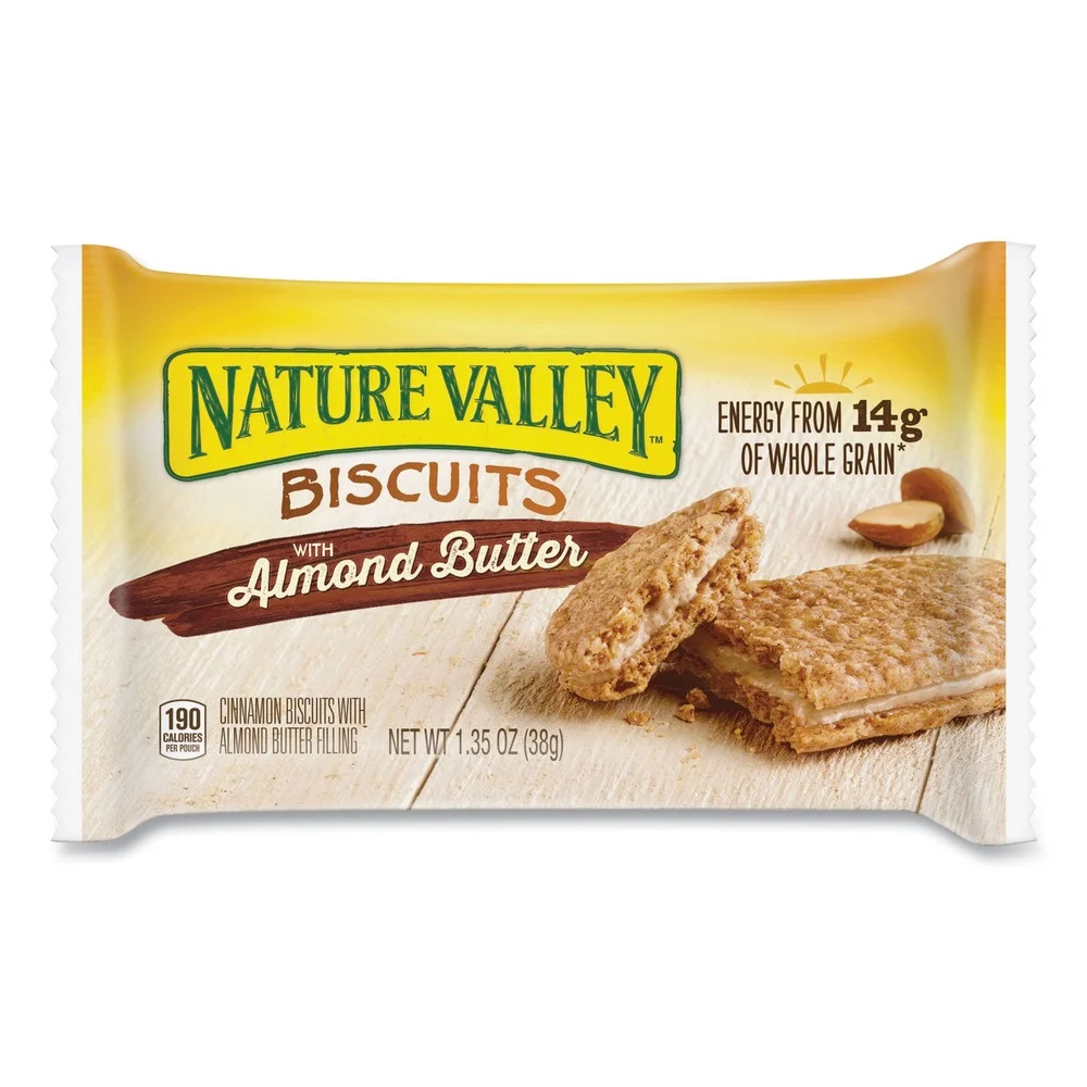 Dolcetto OFXSN47879 1.35 oz Biscuits Pouch - Almond Butter (16/Box)