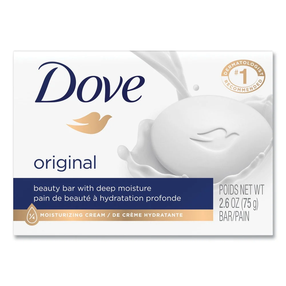 Dove 2.6 oz. White Beauty Bar - Light Scent (36/Carton)