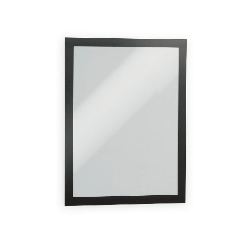 Durable DURAFRAME MAGNETIC Sign Holder Frame 13.39 x 17.87 Black Frame 2/Pack