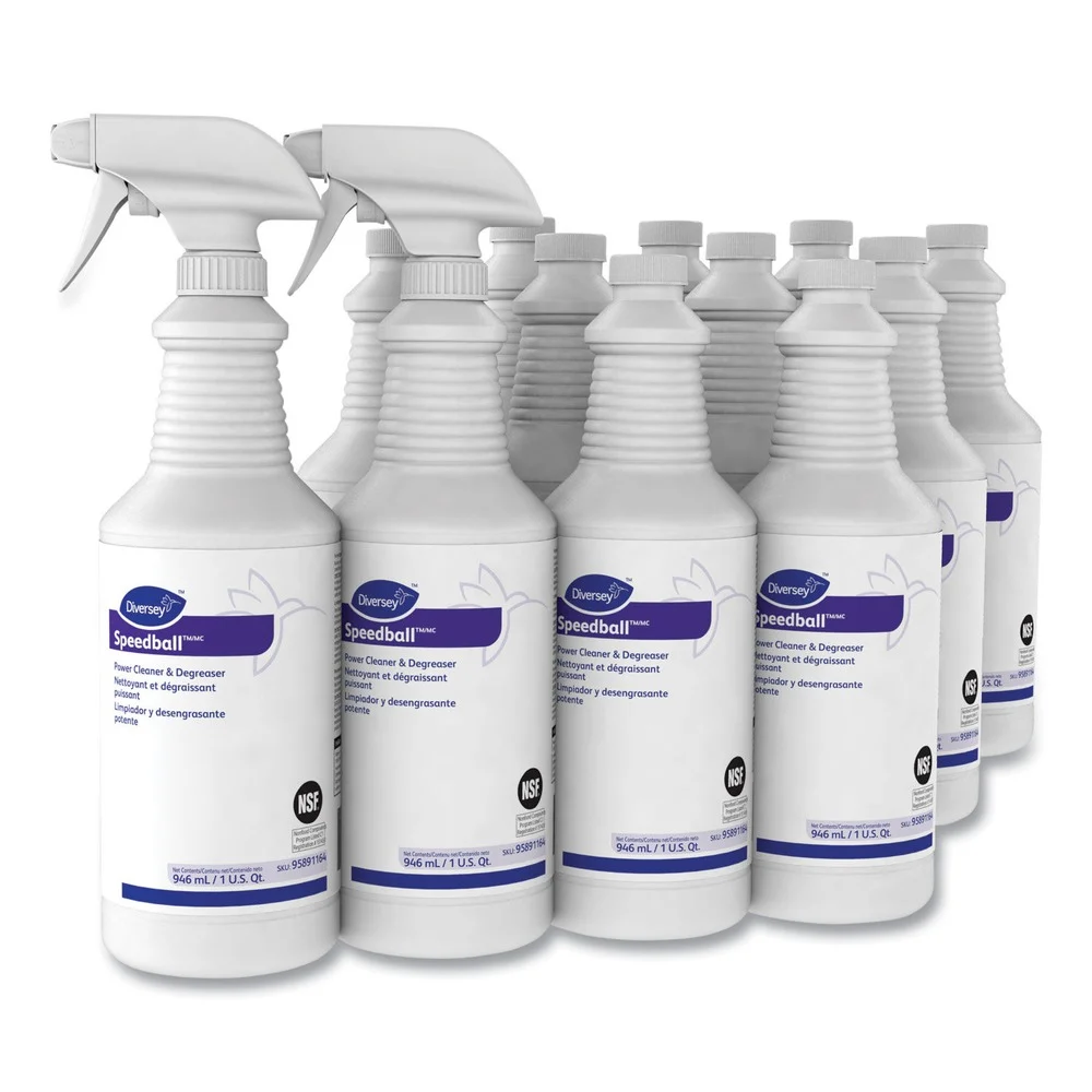 Diversey Care 1 Quart Spray Bottle Citrus Liquid Speedball 2000 Heavy-Duty Cleaner (12/Carton)