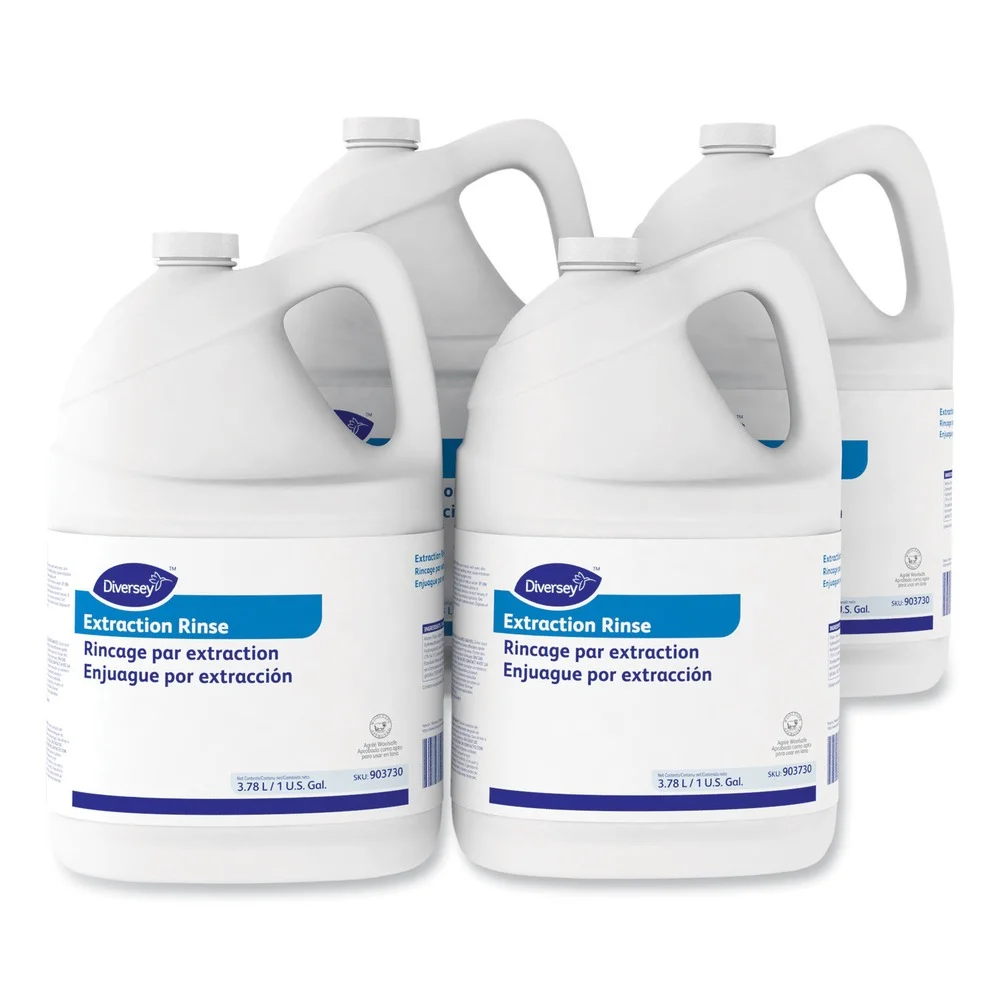 Diversey Care 1 Gallon Bottle Carpet Extraction Rinse - Floral Scent (4/Carton)
