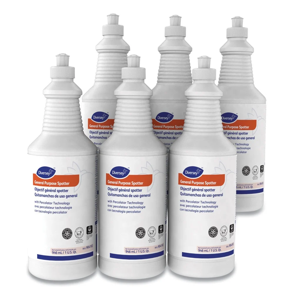 Diversey Care Floral Scent 1 Quart Squeeze Bottle General Purpose Spotter with Percolator Technology (6/Carton)