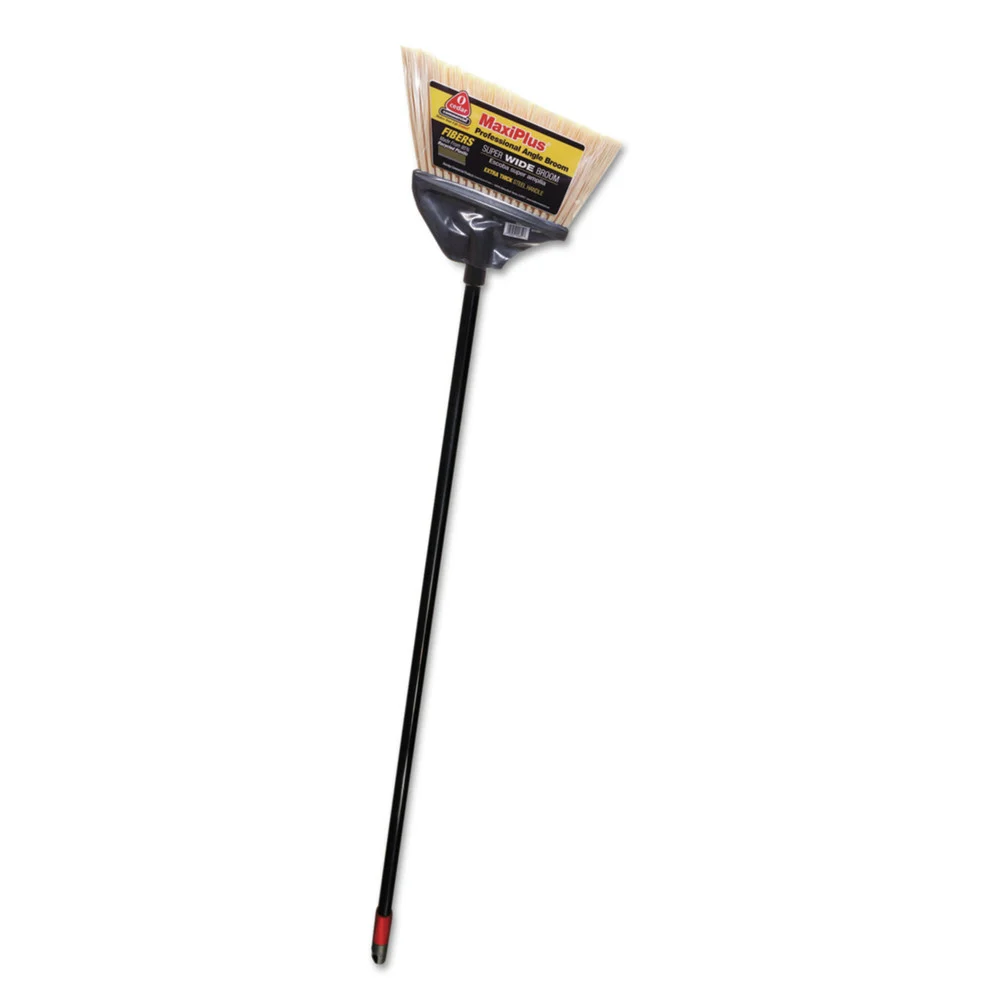 Nexstep Commercial Products 51 in. Maxi Plus Professional Angle Broom - Black