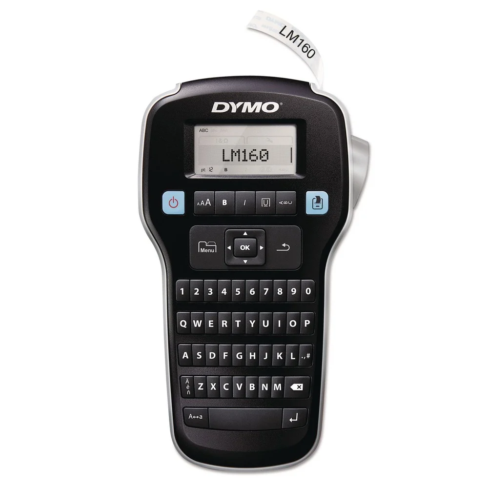 DYMO LabelManager 160P 7.9 in. x 4.65 in. x 1.9 in. 2-Lines Label Maker