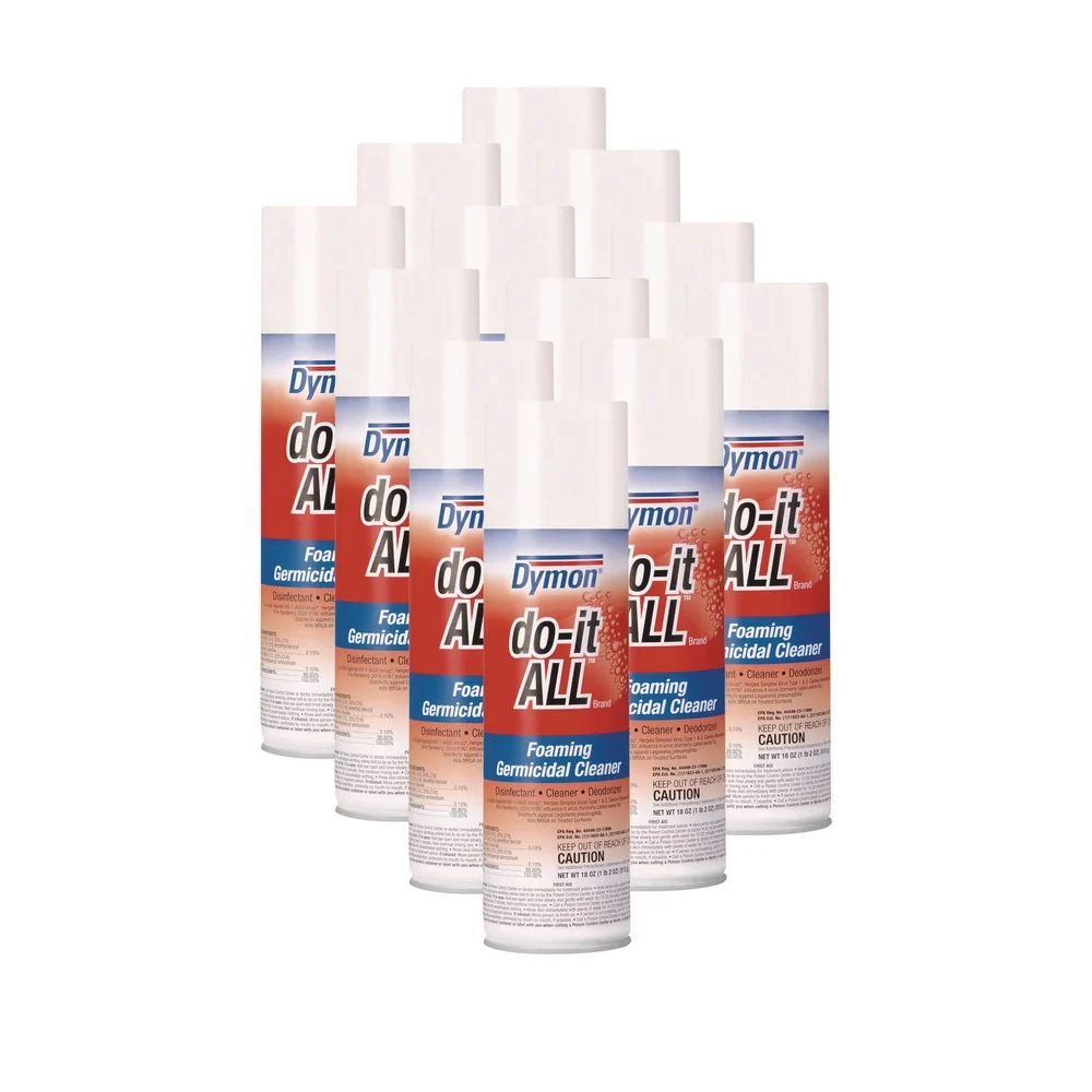 ITW Dymon Do-It-All 18 oz. Aerosol Can Germicidal Foaming Cleaner (12/Carton)