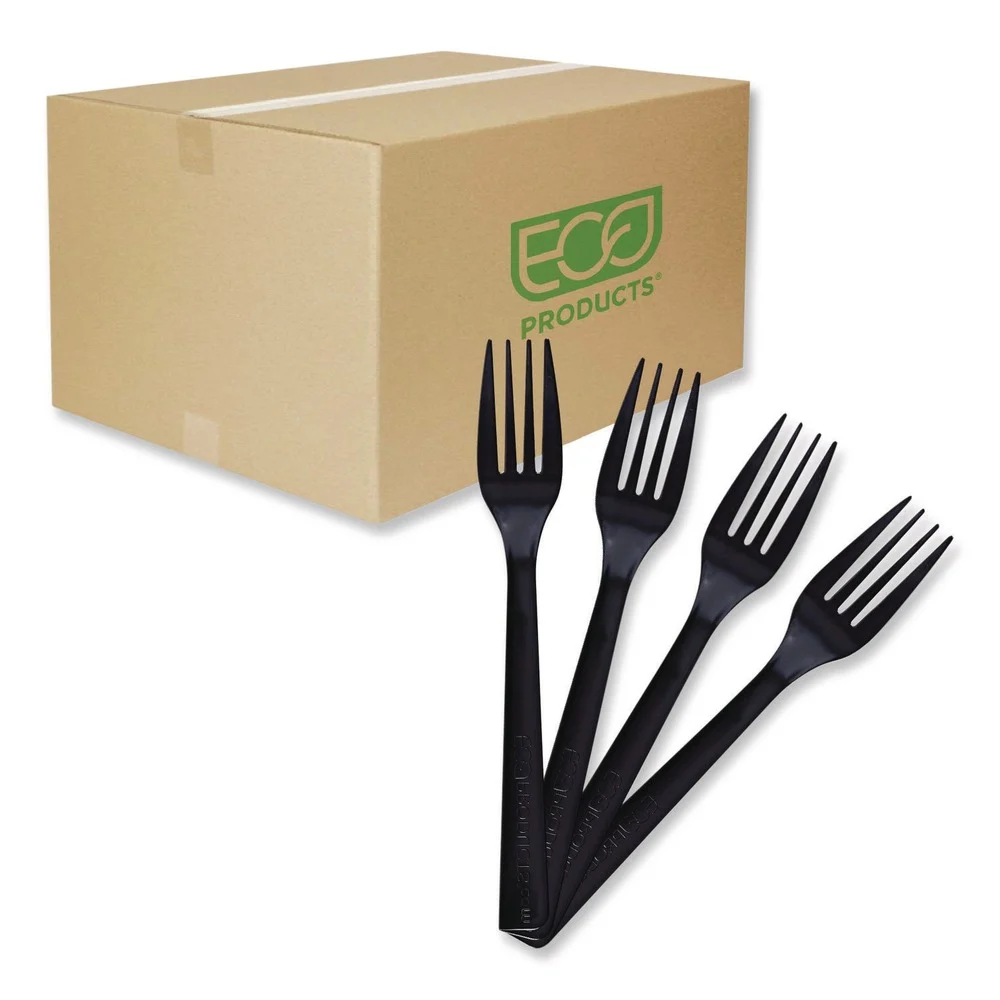 Eco-Products EP-S112 6 in. 100 Percent Recycled Content Fork (1000/Carton)