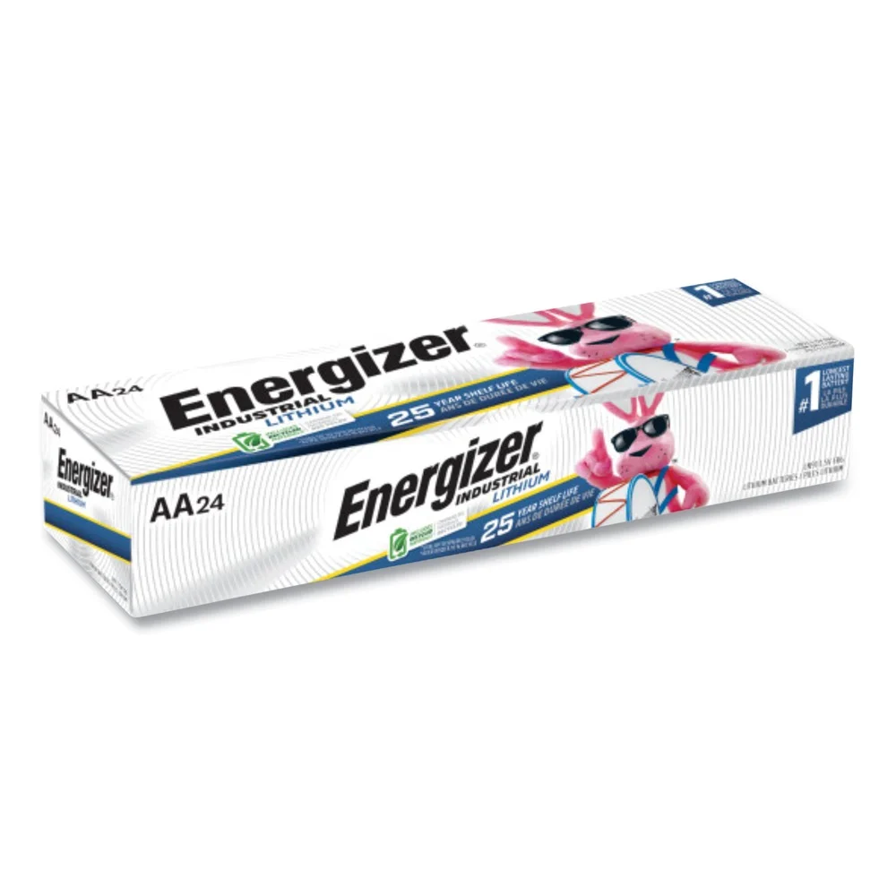 Energizer 1.5V Industrial Lithium AA Battery (24/Box)