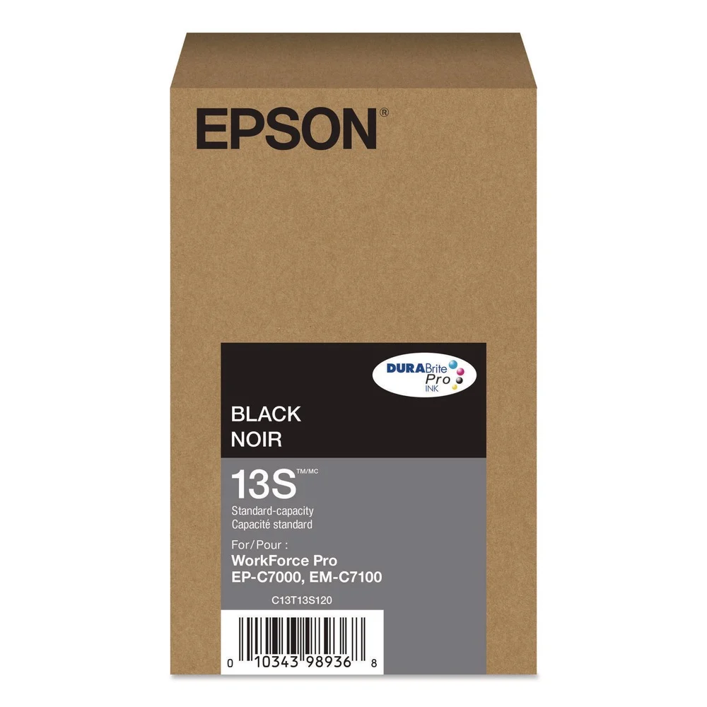 Epson (T13S) DURABrite Pro 2,900 Page-Yield Ink - Black