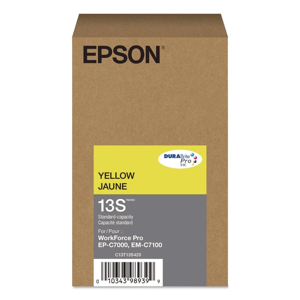 Epson (T13S) DURABrite Pro 1,700 Page-Yield Ink - Yellow