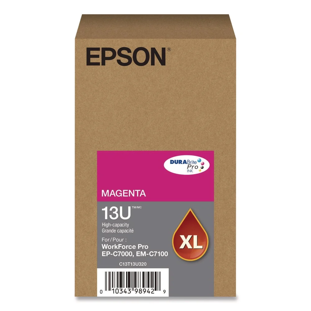 Epson (T13U) DURABrite Pro 4,600 Page-Yield High-Yield Ink - Magenta
