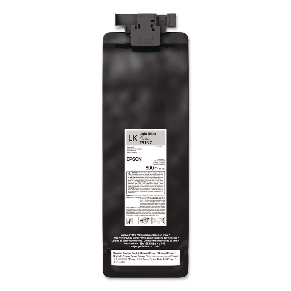 Epson UltraChrome GS3 800 mL Eco-Solvent Ink - Light Black