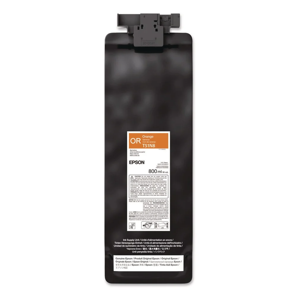 Epson UltraChrome GS3 800 mL Eco-Solvent Ink - Orange
