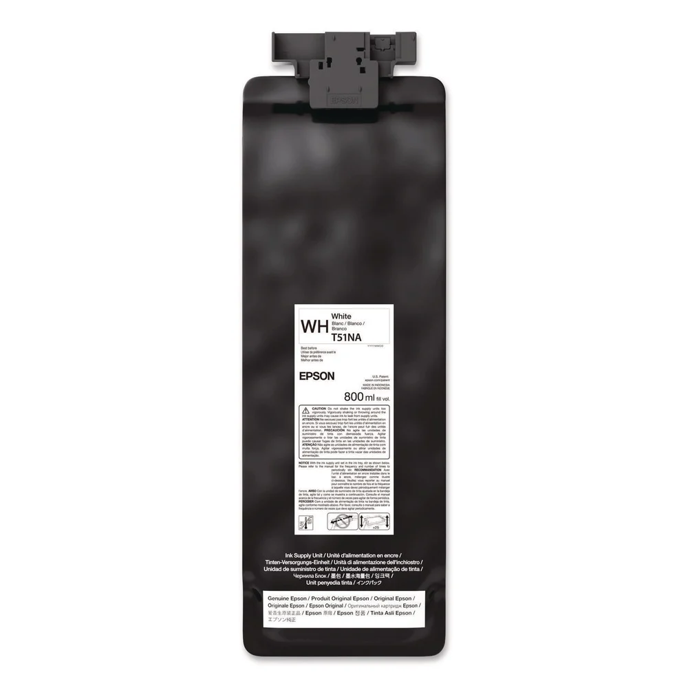 Epson UltraChrome GS3 800 mL Eco-Solvent Ink - White
