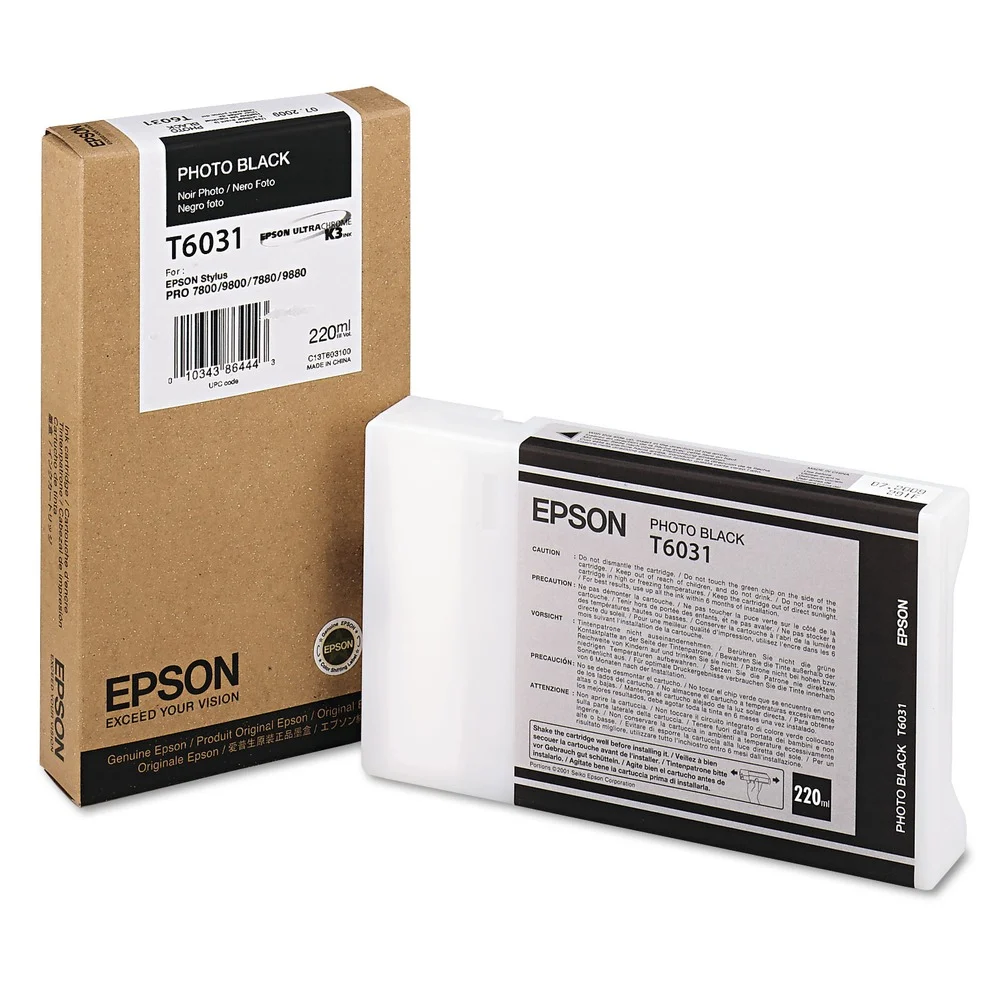 Epson UltraChrome K3 Ink - Photo Black