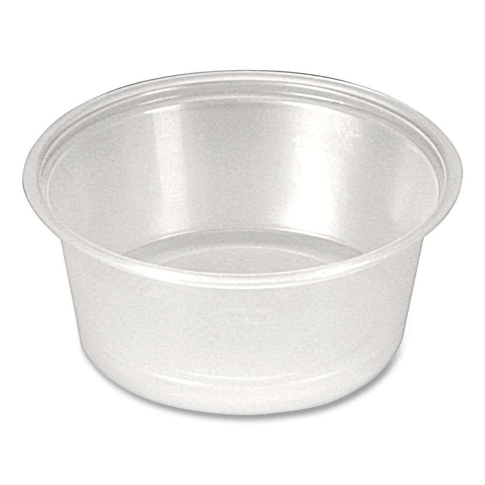 Fabri-Kal 1.5 oz Plastic Portion Cups - Clear (2500/Carton)